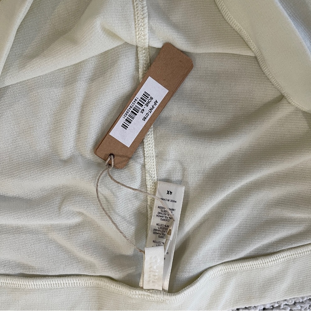 SKIMS women’s swim cover up sheer pants Cream Wide Leg 4X NWT - Picture 8 of 9